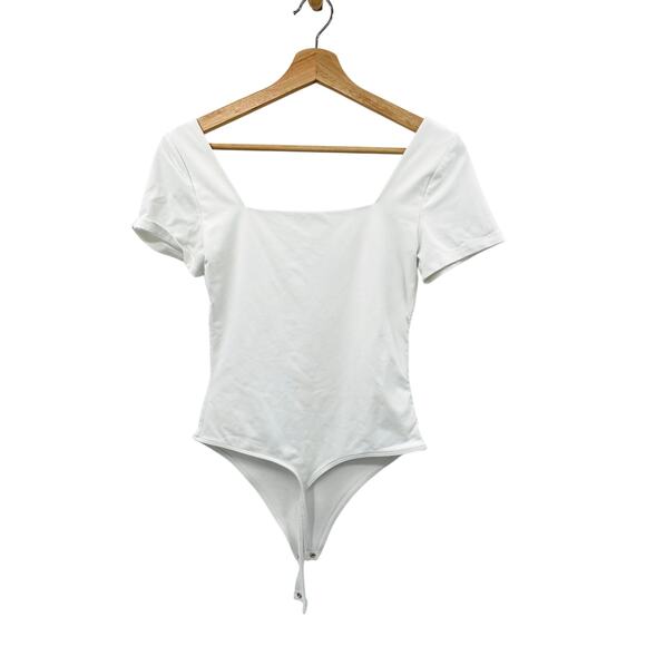 Babaton White Square Neck Bodysuit - Picture 4 of 4